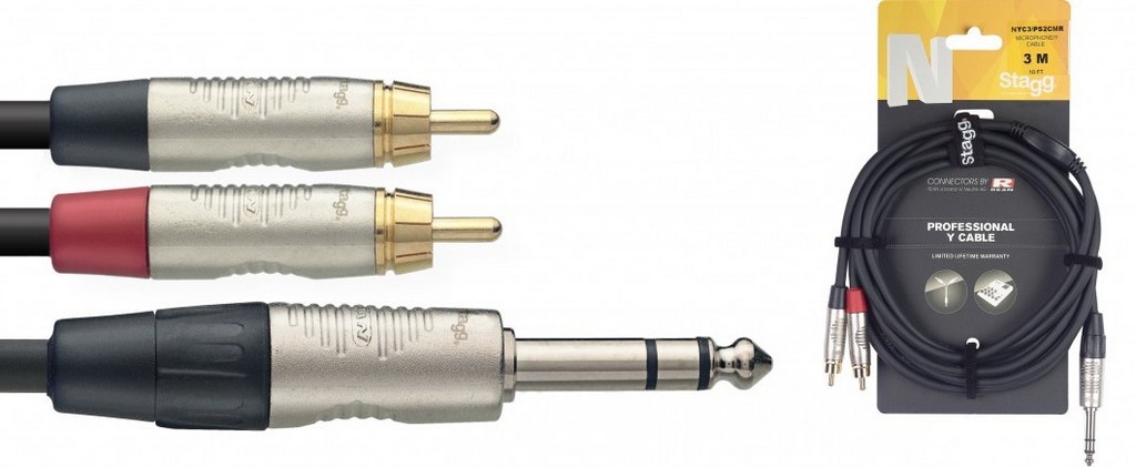 STAGG Stagg Audiokabel 3 Meter